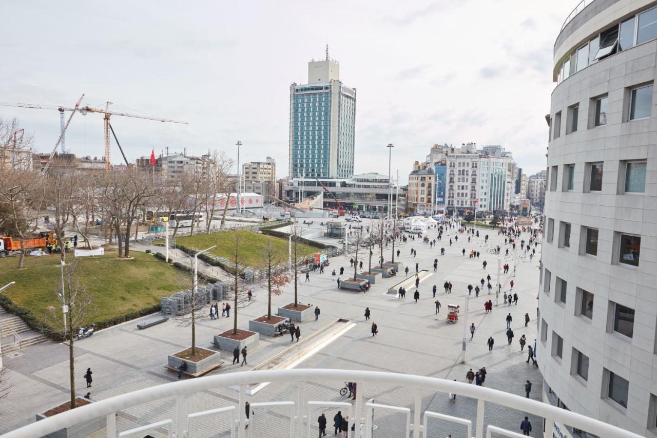 Great View Of Taksim Square, Luxury Furnished On Main Street Of Taksim, Partial Sea View Apartment Istanbul Exterior photo