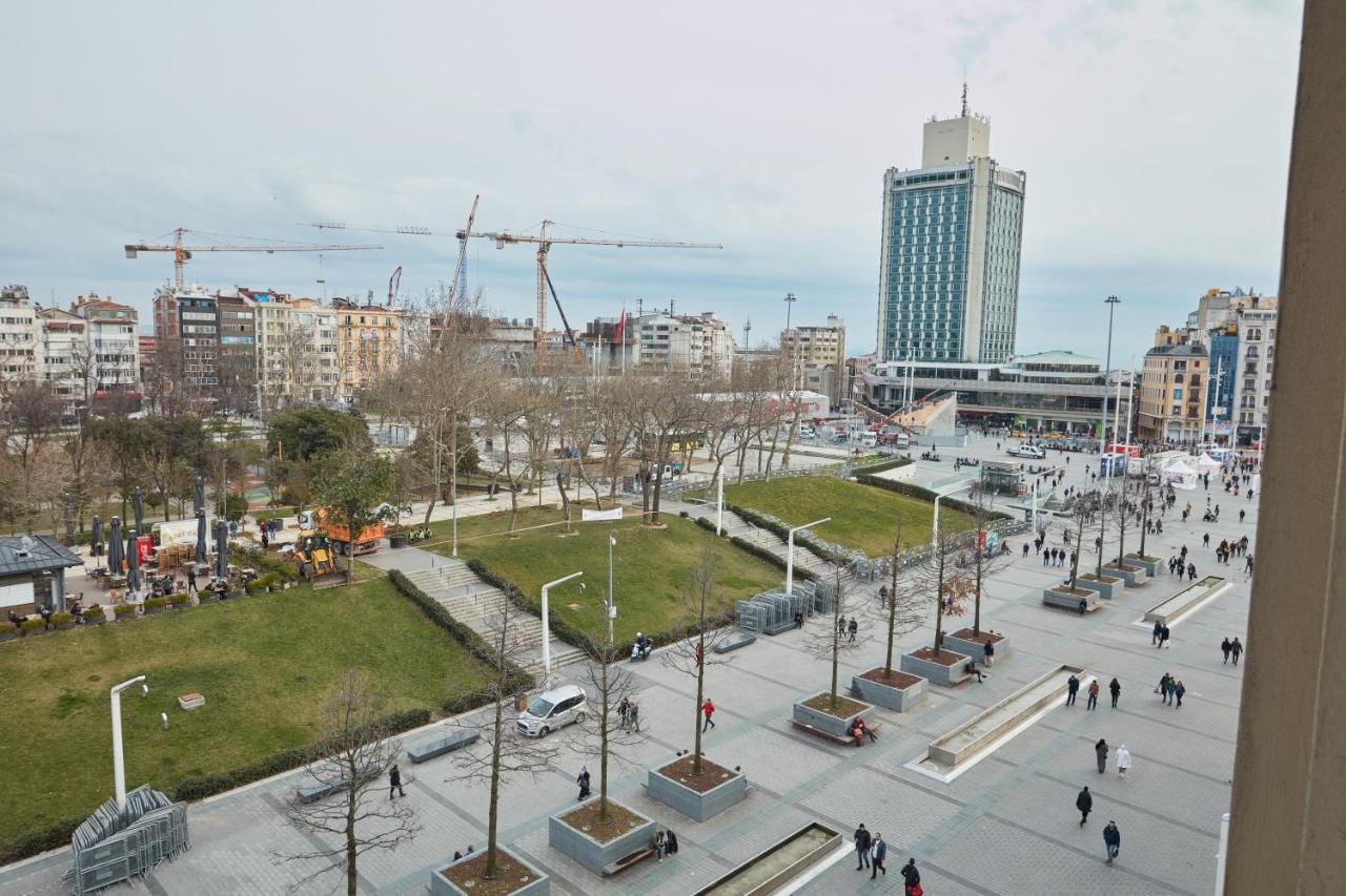 Great View Of Taksim Square, Luxury Furnished On Main Street Of Taksim, Partial Sea View Apartment Istanbul Exterior photo