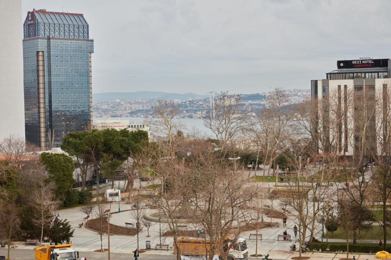 Great View Of Taksim Square, Luxury Furnished On Main Street Of Taksim, Partial Sea View Apartment Istanbul Exterior photo