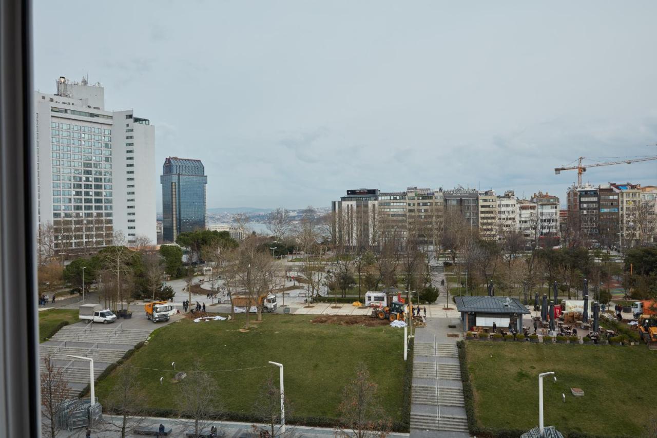 Great View Of Taksim Square, Luxury Furnished On Main Street Of Taksim, Partial Sea View Apartment Istanbul Exterior photo